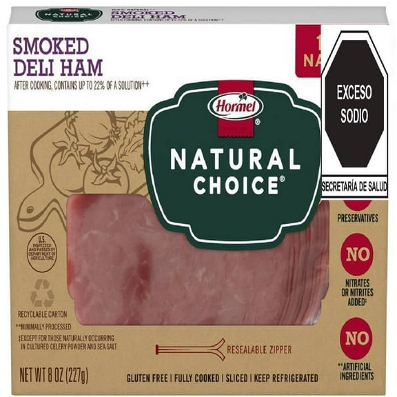 Jamón de pierna Hormel Natural Choice ahumado 227 g