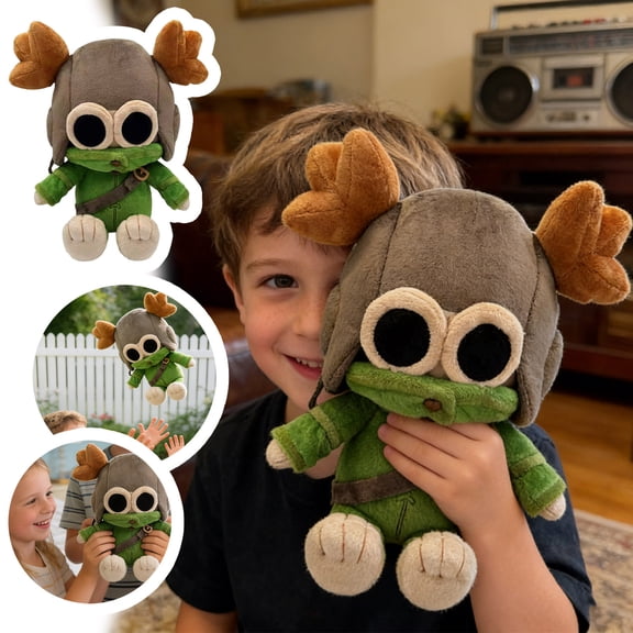 Alone Plush Toy Little Game Nightmares Character Plush Doll(Green-25cm)#9027