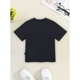 thumbnail image 2 of T-Shirt en Coton Imprimé Soccer pour Garçons - Col Rond Manches Courtes Confortable et Élégant pour un Usage Décontracté, Cadeau Parfait pour les Jeunes, 2 of 7