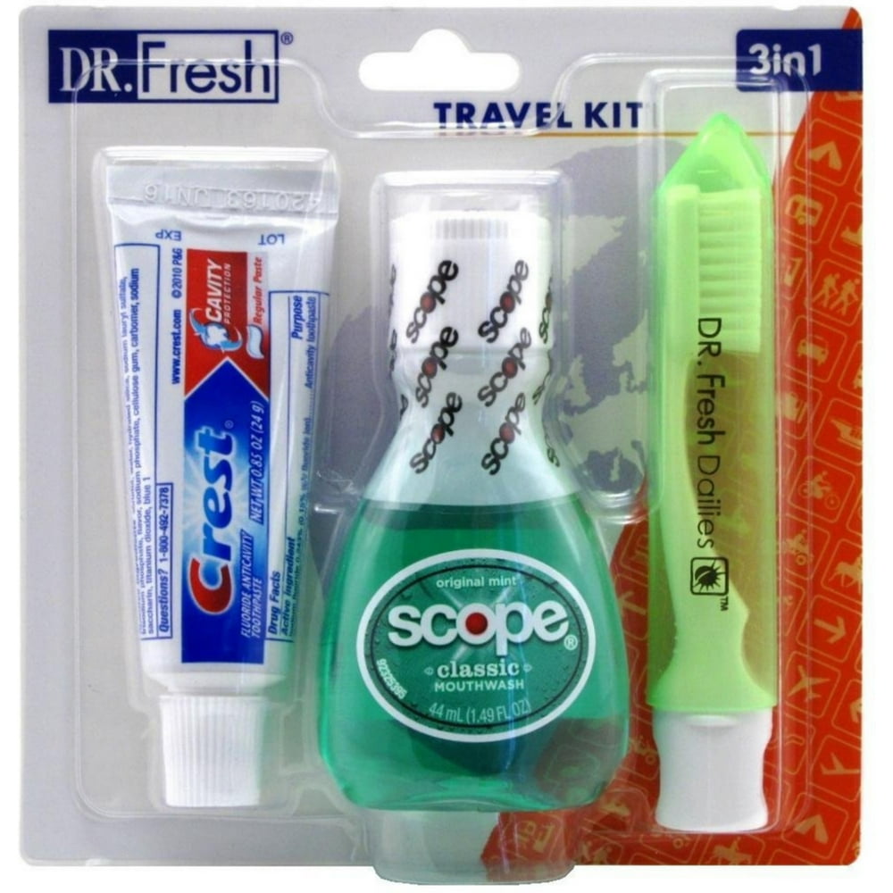Dr. Fresh 3In1 Travel Kit 1 ea