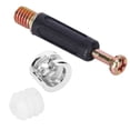 thumbnail image 4 of 100 juegos de piezas de conexión de rueda excéntrica 3 en 1, kit de tornillos y tuercas para muebles, accesorios de hardware, 4 of 14
