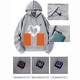 thumbnail image 5 of qucoqpe Unisex Heated Hoodie Usb Rechargeable Thermal Sweatshirt Washable Hooded Sweatshirt for Men and Women, 5 of 8