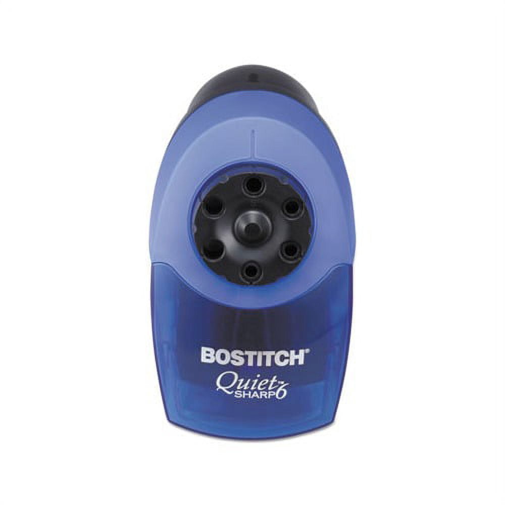 BOSTITCH QuietSharp Electric Pencil Sharpeners, Blue