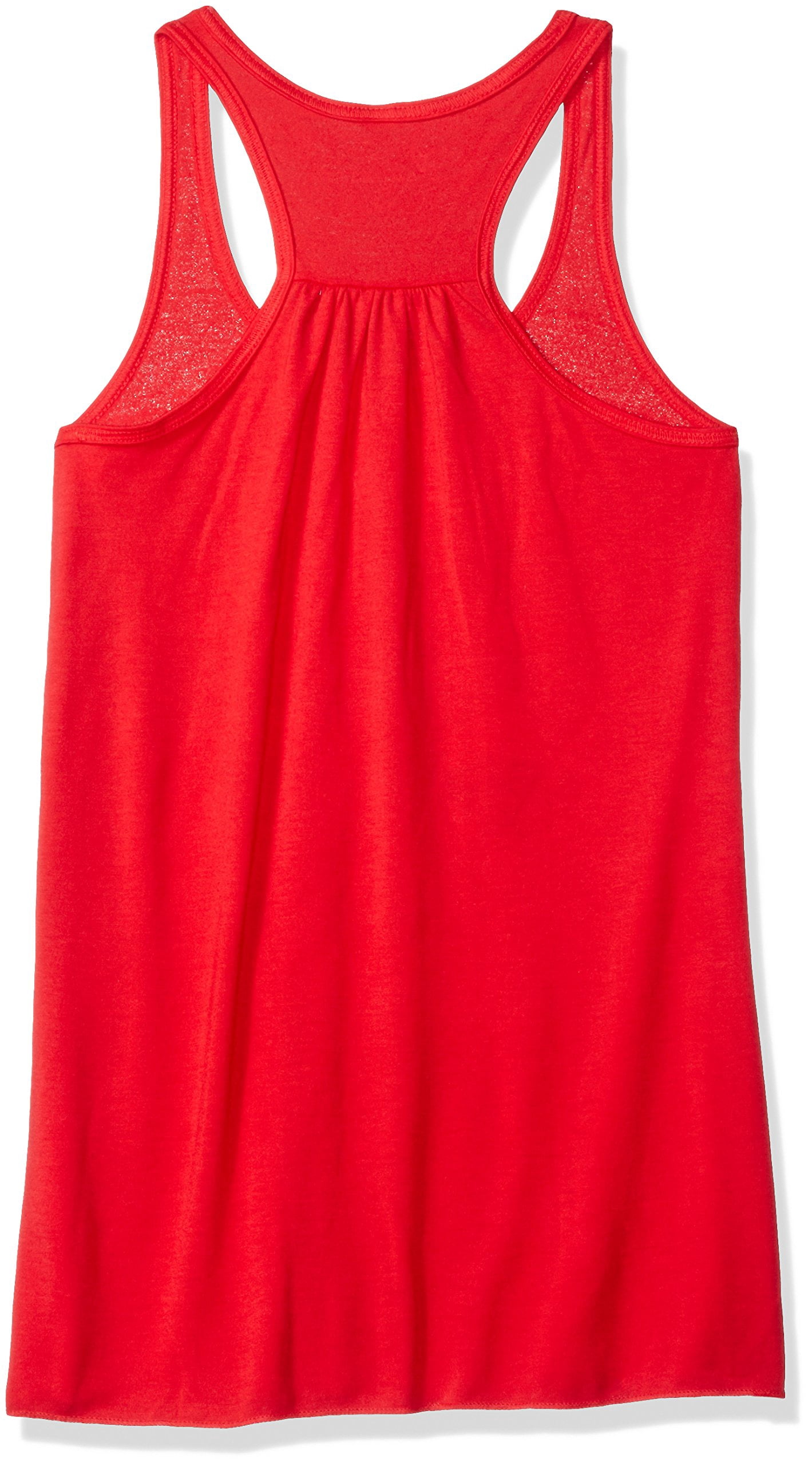 Women's US Skull Printed Flowy Racerback Tank Top