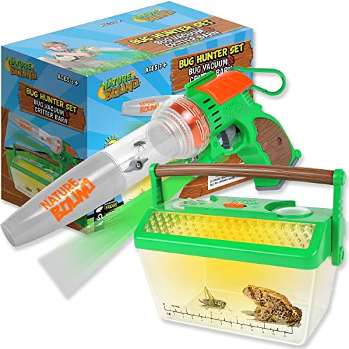 Bound Bug Catcher with Light Up Critter Habitat Case for Backyard Exploration Complete Kit for Kids Includes Vacuum and Cage - Walmart.com