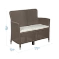 thumbnail image 4 of Sala Exterior Para Jardin Tipo Rattan 4 Puestos Mocca Marca Mq MQ 485-MOC, 4 of 4