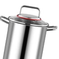 thumbnail image 6 of Deep Frying Pot Kitchen Frying Pan Heavy Duty Stainless Steel Soup Pot Multifunction Kitchenware Pot Stockpot for Outdoor, 6 of 9