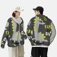 thumbnail image 5 of Picia Cute Dinosaur Women's Men's UPF 50+ Sun Protection Hoodie Shirt Long Sleeve SPF Fishing Outdoor UV Hiking Lightweight Shirts-XX-Large, 5 of 9
