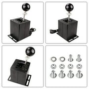 lanema USB Simulator Shifter Racing Games H Gear Shifter Aluminum Alloy Easy Operation Compact Compatible for G27 G29 T300