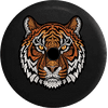 2018 2019 Wrangler JL Backup Camera Orange Tiger Stripes Mosaic Spare Tire Cover for Jeep RV 33 Inch