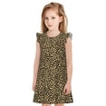 thumbnail image 1 of Balery Leopard1 Camisón de princesa para niñas, pijama de algodón con mangas abullonadas, suave y bonito.-XX-Large, 1 of 6