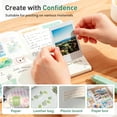 thumbnail image 5 of CoreLiving Double Sided Tape Roller for Scrapbooking Supplies, 4Pcs Strong Glue Tape for Photo Mounting, Gift Wrapping, Junk Journaling, and Card Making, Green, 5 of 8