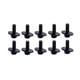 thumbnail image 3 of Advancent 10 piezas de tornillos de orejetas de tambor de percusión portátil de Metal, piezas de reparación de Hardware de montaje de repuesto Accesorios para instrumentos musicales Negro WC23, 3 of 6