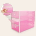 Clear Boots Storage Boxes,3 Pack Stackable Plastic Boot Shoe Storage