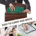 thumbnail image 7 of Clipboard Nursing Math and Trigonometry Acrylic Clip Board with Low Profile Metal for A4 Paper Size Clip Hangable Office Work School Whiteboard Clipboards, 7 of 7