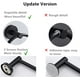 thumbnail image 5 of Portarrollos de papel higiénico y toallero montado en la pared, 1 pieza Portarrollos de acero inoxidable 304 Accesorio de hardware para soporte de papel higiénico, para baño Cocina - Negro mate, 5 of 5