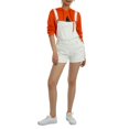 thumbnail image 2 of Short en Jean à Bretelles pour Femmes, Bretelles Ajustables, Poche avant, Short Décontracté en Denim, Salopette à Bavette, 2 of 6