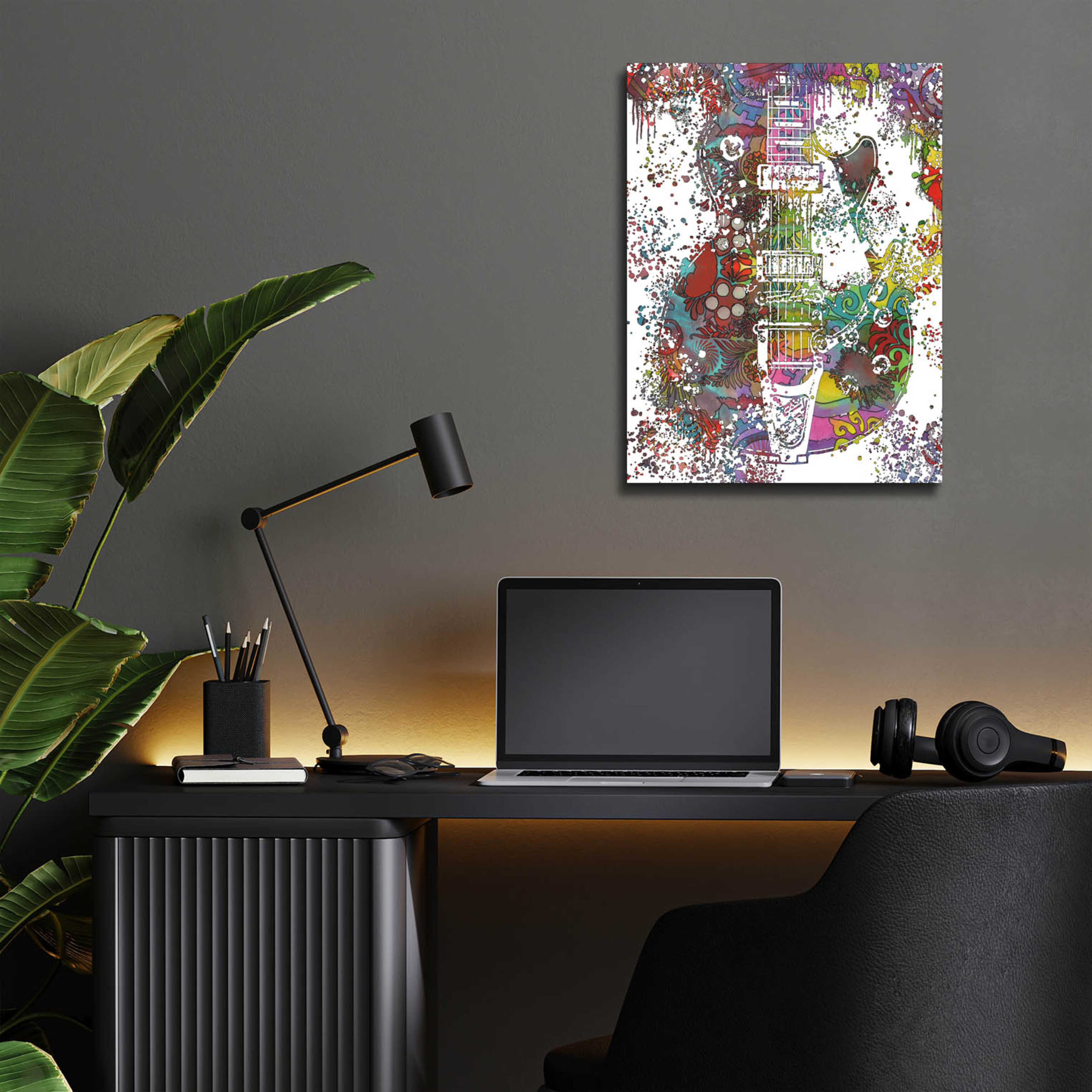 Epic Art 'Les Paul Whammy' by Dean Russo, Acrylic Glass Wall Art, 12"x16"