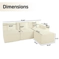thumbnail image 7 of SOULART 95.46" Cloud Modular Sectional Sofa,Boneless Couch Sectional,l shape Couches for living room,No Assembly Required,White（Right Side）, 7 of 7