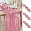 thumbnail image 1 of Camino de Mesa Asee'm 300x9 cm Rosa Bohemio Gasa 3 piezas, 1 of 7