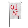 thumbnail image 1 of POGLIP Red Affection Lipstick and Inscription Call Me on Beautify Beauty Garden Flag Decorative Flag House Banner 28x40 inch, 1 of 2