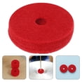 thumbnail image 1 of HEATSHAKING 12 Pcs Tampons en Feutre Rouges à Double Couche pour Cymbales Réduction du Bruit du Tambour et Soutien Sécurisé, 1 of 6