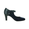 thumbnail image 4 of Giani Bernini Womens Velmah Suede Ankle Strap Mary Jane Heels, 4 of 5