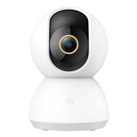 Xiaomi Smart Camera C300, 2K Clarity, 360Â° Vision, AI Human Detection, F1.4 Large Aperture and 6P Lens, Enhanced Color Night Vision in Low Light, Full Encryption for Privacy Protection, White