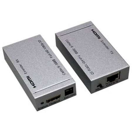 UPC: 0873791006052 | 150FT 50M HDMI EXTENDER CAT5/6 FULL 1080P 4.95GBPS 2YR WAR 1 TX-RX