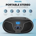 thumbnail image 2 of Philips TAZ3300 radiograbadora CD Bluetooth FM USB AUX, 2 of 9