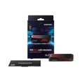 thumbnail image 4 of Samsung 990 PRO MZ-V9P4T0CW - SSD - encrypted - 4 TB - internal - M.2 2280 - PCIe 4.0 x4 (NVMe) - 256-bit AES - TCG Opal Encryption - integrated heatsink, 4 of 5