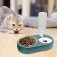 thumbnail image 4 of Juego de tazones de agua y comida para gatos 2 en 1 con botella de jinwen Bebederos para gatos, 4 of 8