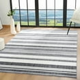 thumbnail image 3 of FULIE 4'x6'Boho Area Rugs Living Room Rugs Non-Slip Carpet Rug,Gray, 3 of 7