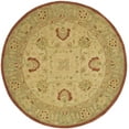 thumbnail image 3 of SAFAVIEH Anatolia Venice Traditional Wool Area Rug, Beige/Rust, 8' x 8' Round, 3 of 10
