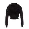 thumbnail image 3 of FashionMille Women Regular Fit Casual Hoodie Crop Fleece Jacket Hooded Casual Fleece Jacket, 3 of 4