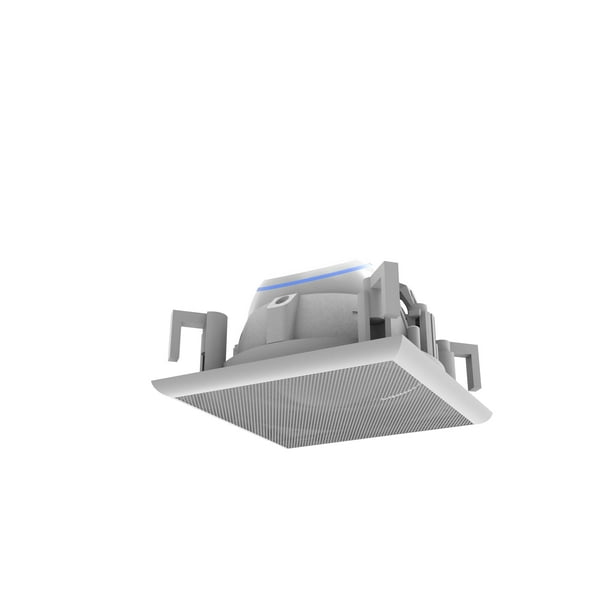 Soporte De Montaje Integrado En Techo Splin Compatible Con Altavoz Inteligente Alexa Echo Dot De 4.ª Y 5.ª Generación. Amazon Y Homepod Mini Apple- Línea Pro - Modelo Cuadrado Integrado (Blanco) - Re