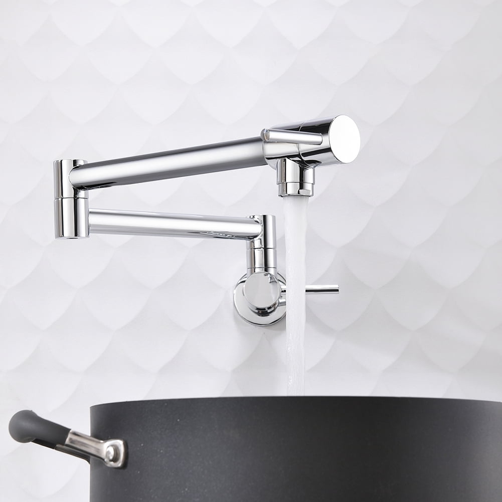 Kepooman Kitchen Faucets Commercial Solid with Folding Chrome Kitchen Sink Faucet Kepooman Kitchen Faucets Commercial Solid with Folding Chrome Kitchen Sink Faucet