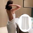 thumbnail image 1 of Toalla de baño para mujer, de baño con tirantes, ligera, elegante, cómoda, de secado rápido, con tirantes, de ducha para vacaciones y hogar. borde blanco, 1 of 8