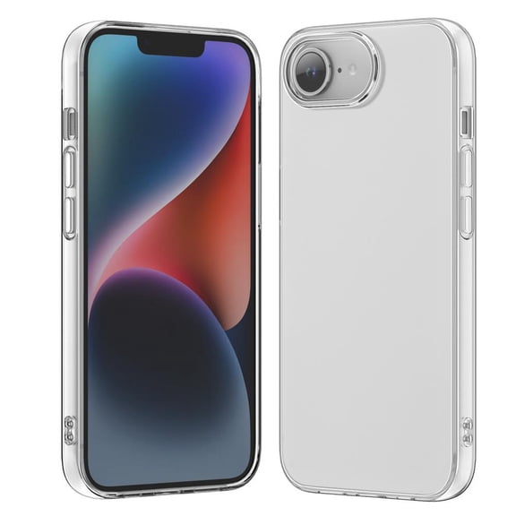 Phone Case For 16e, 2025 Crystal Clear Tpu With Larger Camera Notch, Anti-Yellowing And Anti-Scratch