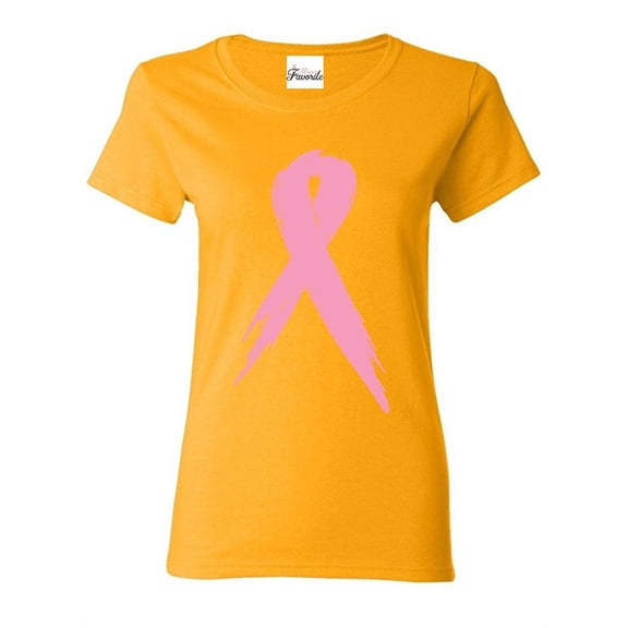 Women's T-Shirt Short Sleeve - Cancer Ribbon