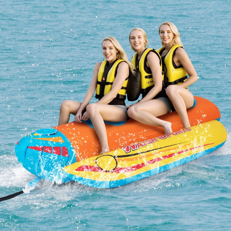 OnlineGymShop CB24275 Inflatable Boat for 3 people