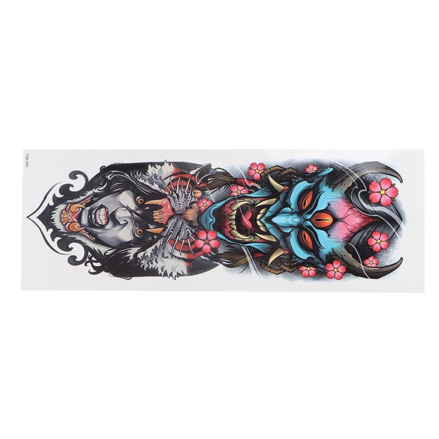 Etiqueta engomada del tatuaje, Etiqueta engomada del tatuaje del brazo impermeable de los hombres portátiles Etiqueta engomada del tatuaje del brazo impermeable Calidad en la que puede confiar