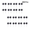 thumbnail image 2 of 200pcs DIY Needle Style Dolls Eyes Plush Playthings Eyes Animals Doll Eyes Accessories for Art Craft Toys Supplies (6mm), 2 of 2