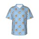 thumbnail image 1 of Fotbe Corgi Dog Camisa Hawaiana para Hombre Unisex – Camisa Casual de Verano con Botones de Manga Corta de Algodón y Lino,Large, 1 of 7