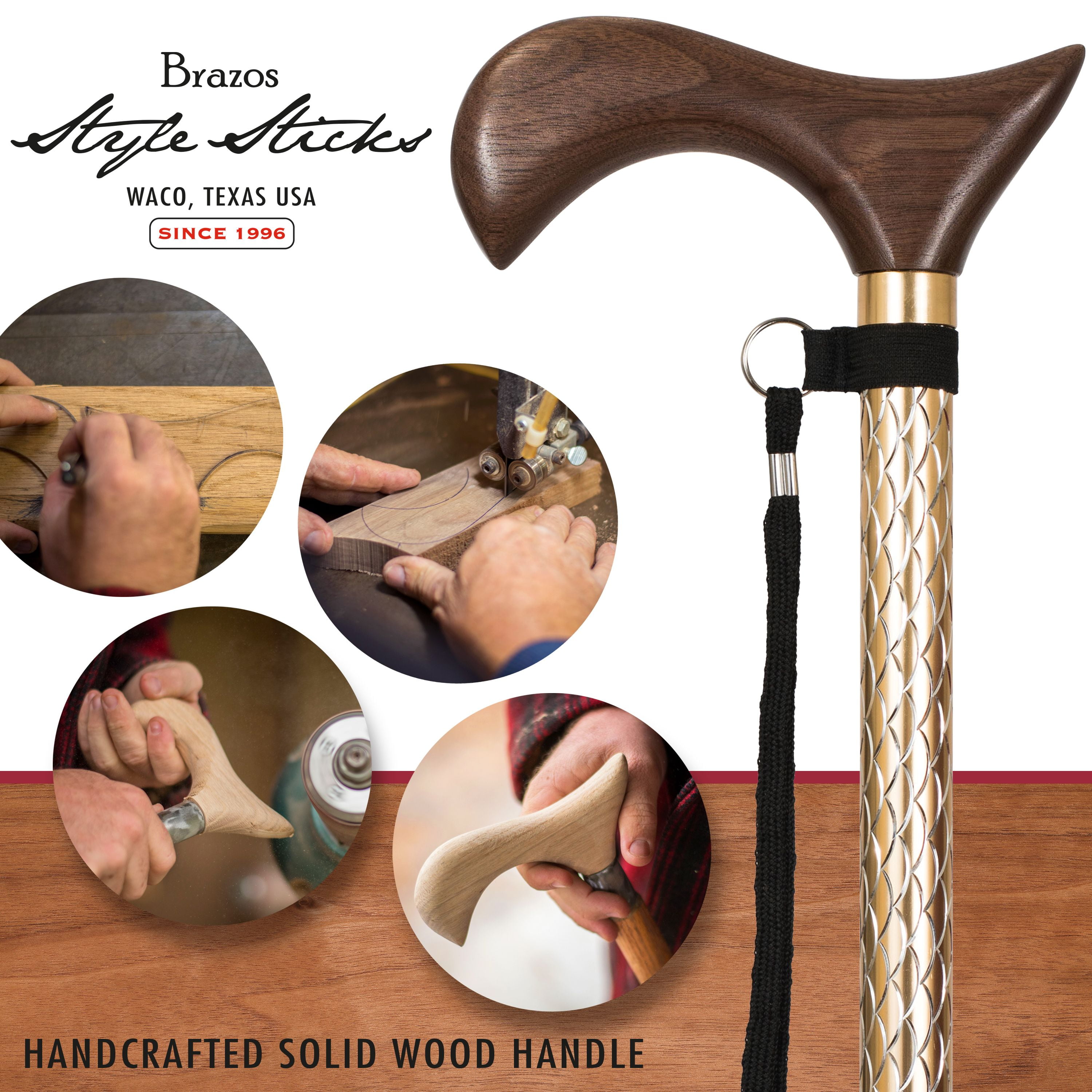 Brazos Adjustable Walking Cane for Men and Women Made of