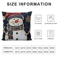 thumbnail image 5 of SHANXI Christmas Cute Decorative Throw Pillow Covers Winter with Pillow Cushion Cover Home Decor Pillowcase for Sofa Bed 20x20in, 5 of 5