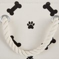 thumbnail image 4 of Design Imports CAMZ12463 Patte et Os Ronds en Polyester pour Animaux de Compagnie&44; Noir - Moyen, 4 of 9