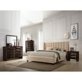 thumbnail image 4 of ACME Ireland Rectangular Wooden Mirror in Espresso, 4 of 5