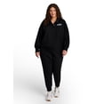 thumbnail image 5 of Reebok Women's and Women's Plus All Seasons Oversize Polo Sweatshirt, Sizes XS-4X, 5 of 7