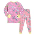 thumbnail image 5 of Baby Boys Long Sleeve Top And Pants Snug Fit Cotton Pajama Set,Skin-Friendly 6-12 Months 12-24 Months 2t 3t 4t 5t 6t 7t 8t 9t Children(Hot Pink,5-6 Years), 5 of 6